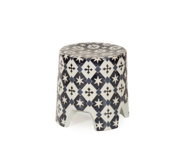 Kyoto Ceramic Patterned Stool